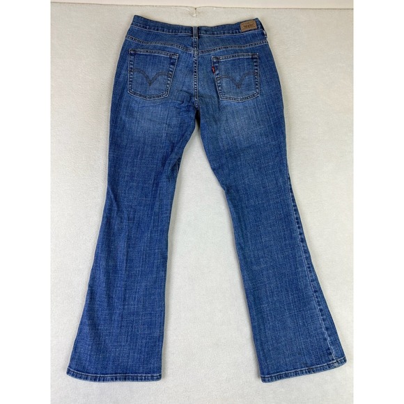 Levi's 515 Bootcut Jeans Women's 8 Short 30x30 Blue Denim  Flaured Casual Y2K - Picture 3 of 16